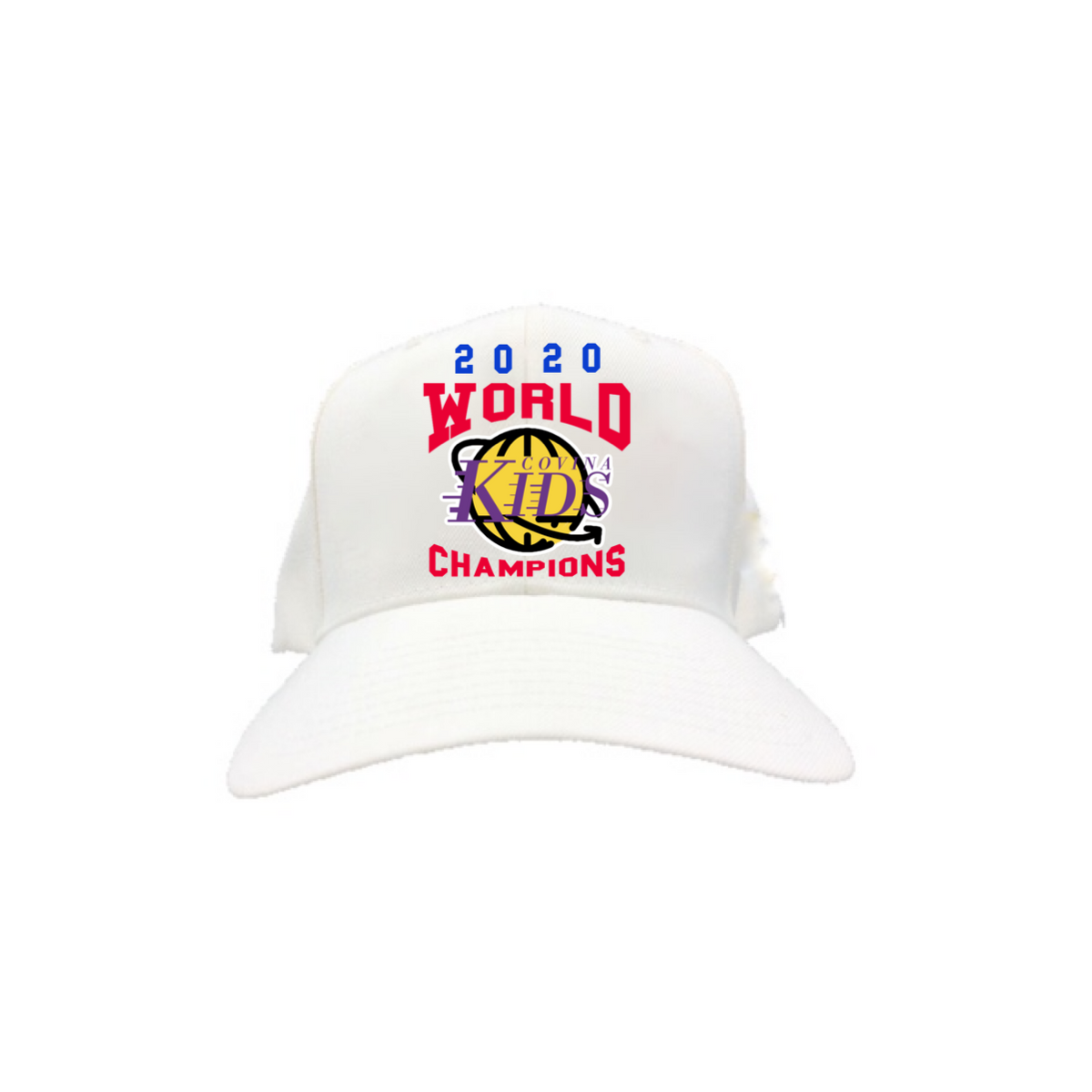Covina Kids 2020 World Champ Hats (Off White)